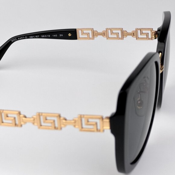 Versace VE4407D Women's Sunglasses – Black Butterfly Frame  | Color Code GB1/87 - Picture 8 of 10